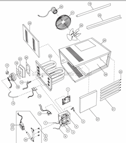 Page A Diagram and Parts List for  Mr Heater Heater